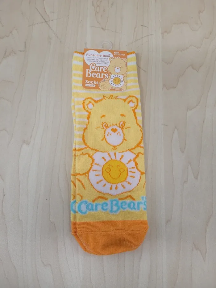 Chaussette Bisounours (Care Bears) 36-38 : Funshine Bear