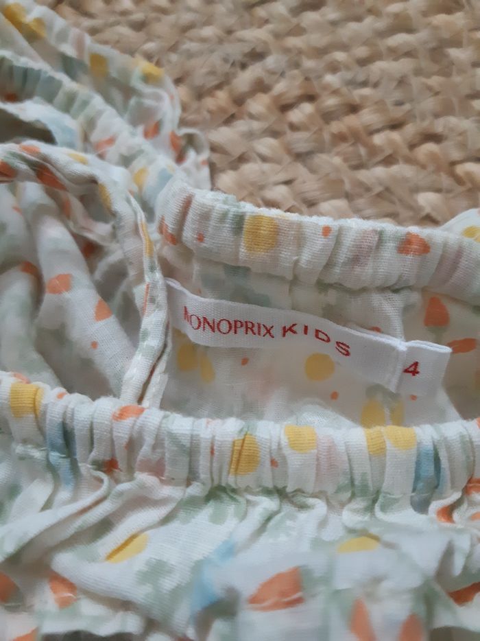 Combinaison short à motif Monoprix 4 ans - photo numéro 3