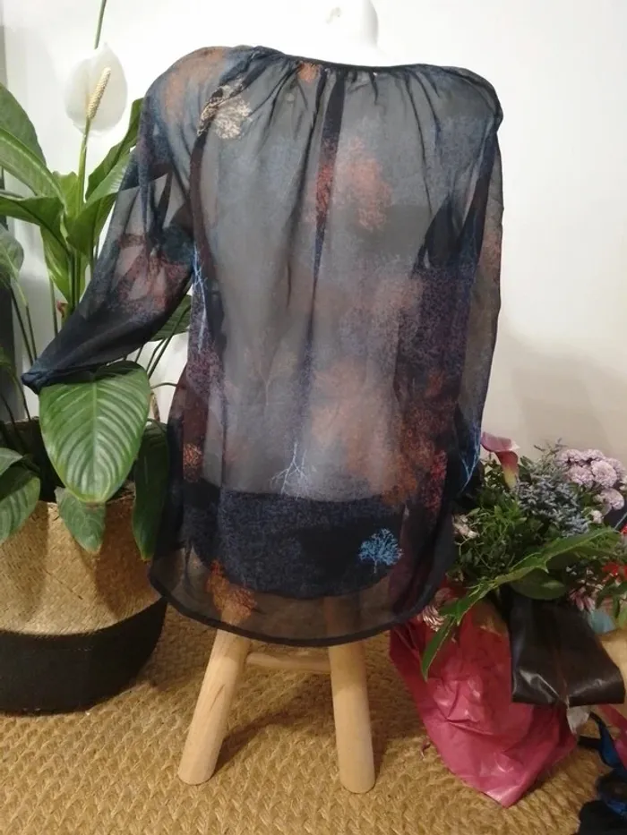 Tunique légèrement transparente Sirup taille S - 100% polyester - photo numéro 4