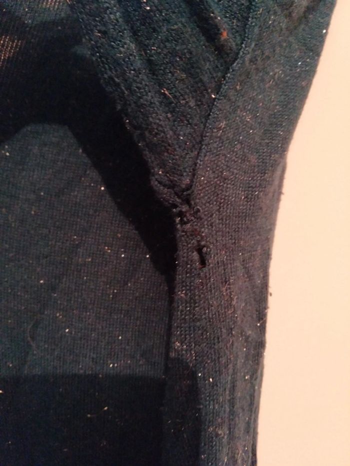 Robe bleu canard pailletée Etam - photo numéro 3