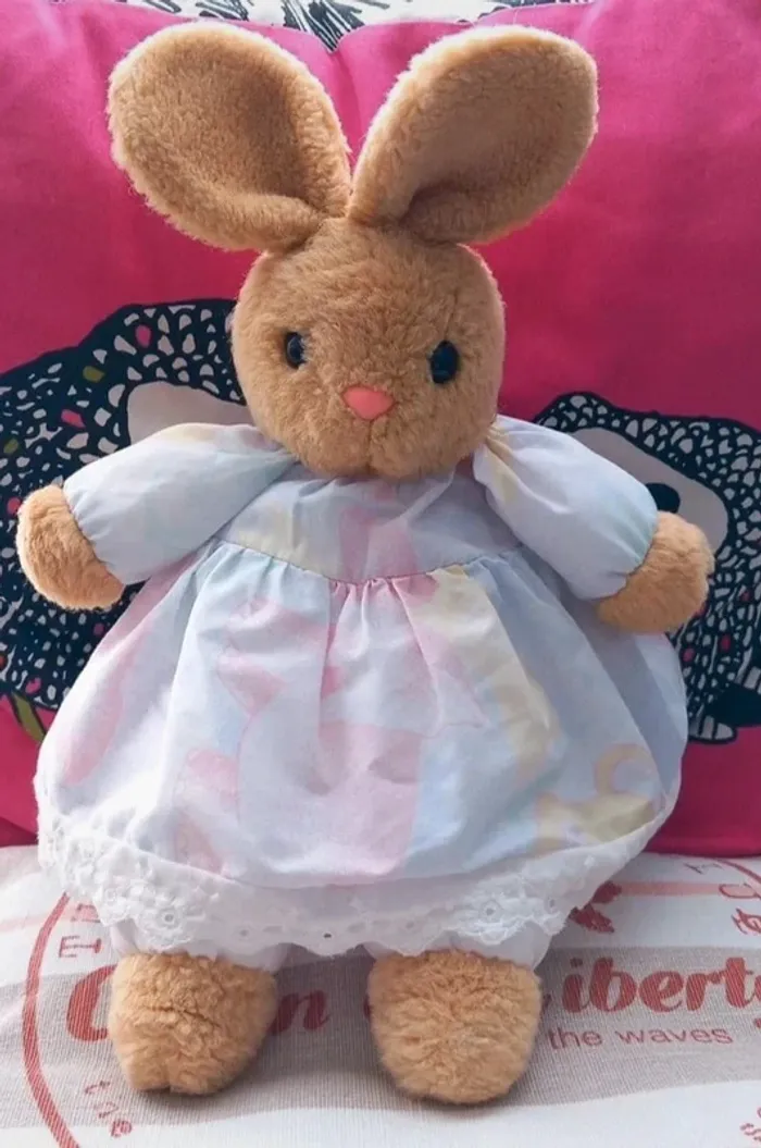 Peluche lapin vintage Anna Club Plush 40 cm 1995