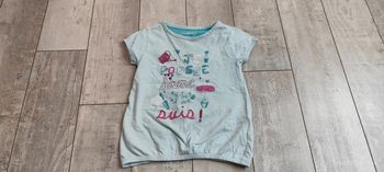 T-shirt bleu Gémo T3A