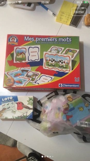 1 lot de 3 jeux  de société