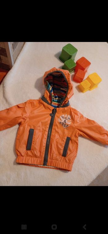 Imperméable réversible bébé taille 3 mois