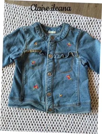 🛑 veste en jeans 🛑 12/18 mois