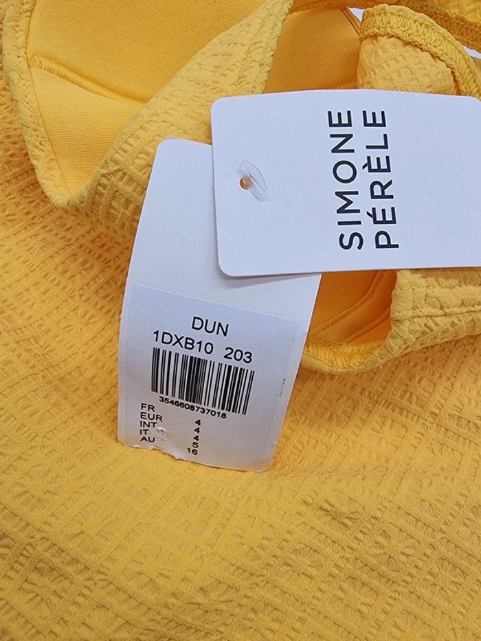 Simone Pérèle Maillot de bain 1 pièce sans armature - Jaune Mimosa - photo numéro 10
