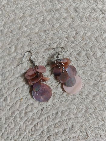 Boucles d'oreilles roses