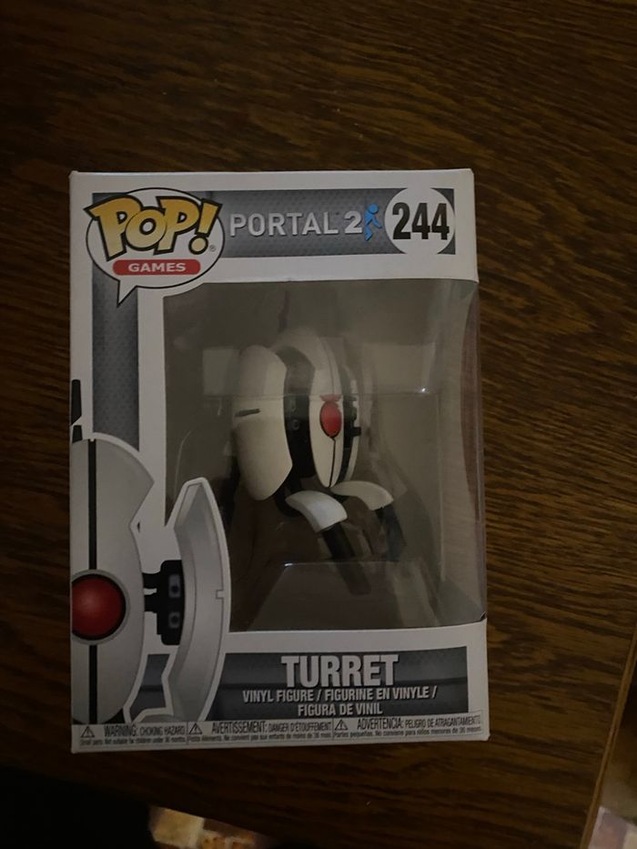 Figurine pop portal 2 turret