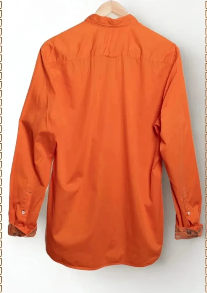 Chemise orange vif Marc O’Polo – Taille S - photo numéro 7
