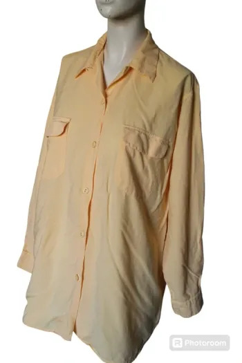 Chemisier chemise surchemise liquette jaune yellow printemps été