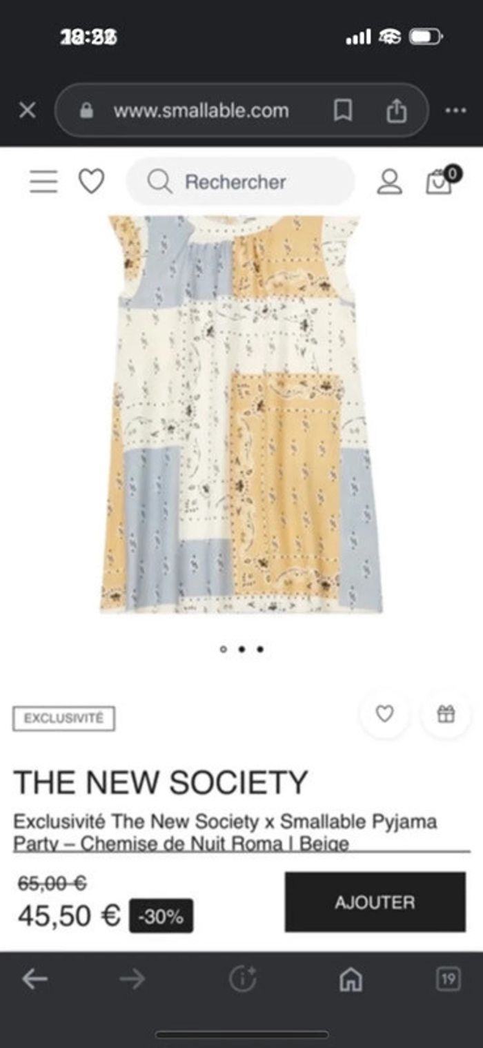 Chemise de nuit  Smallable taille 12 ans - photo numéro 6