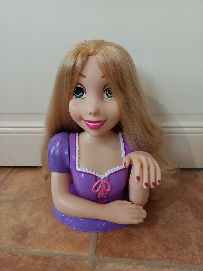 Tête à coiffer Raiponce - photo numéro 2