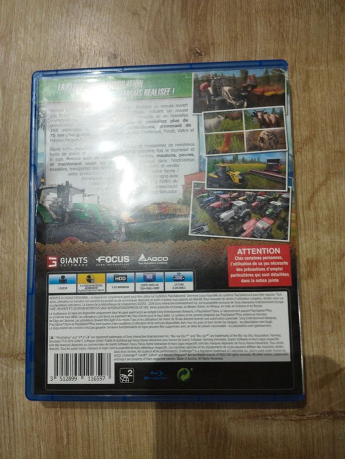 Farming simulator 17 ps4 - photo numéro 2