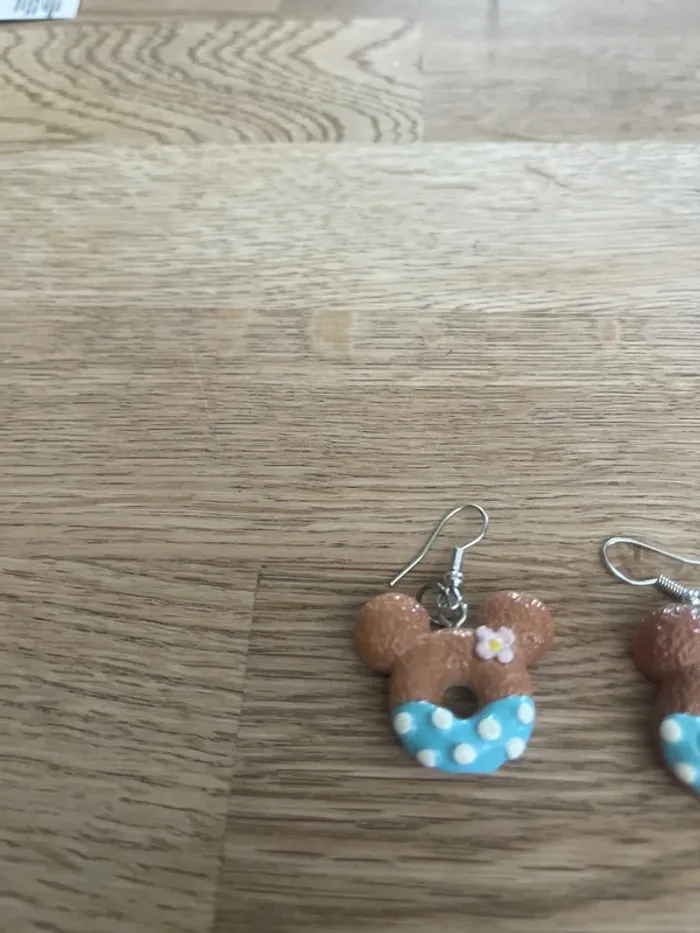Boucles d’oreilles neuves fait main - photo numéro 2