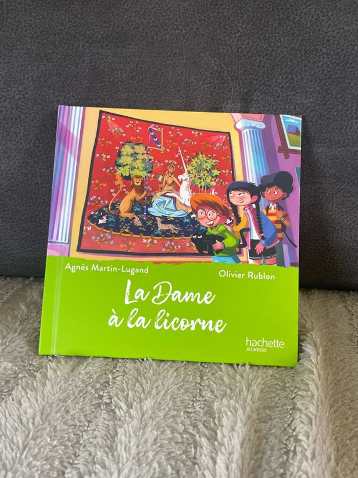 Livre La dame à la licorne Hachette Jeunesse neuf