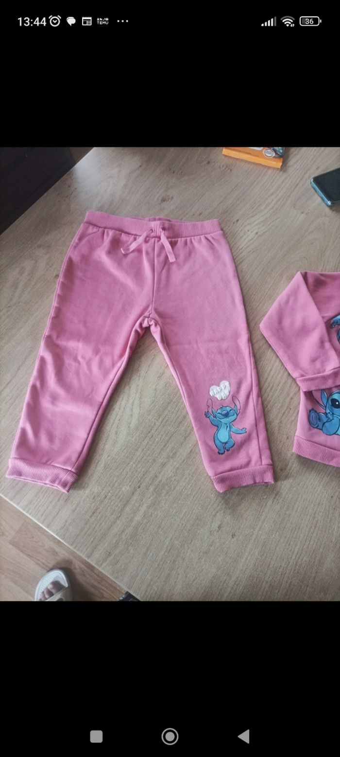 Survêtement jogging Lilo et Stitch 18/24 mois - photo numéro 3