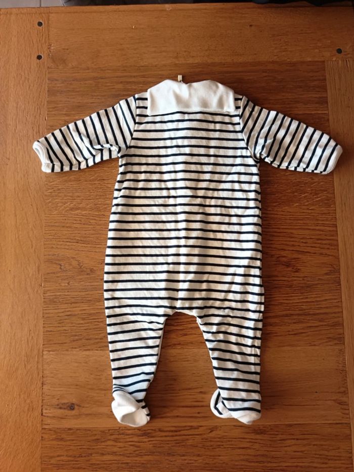 Pyjama petit bateau 6 mois style marinière - photo numéro 4