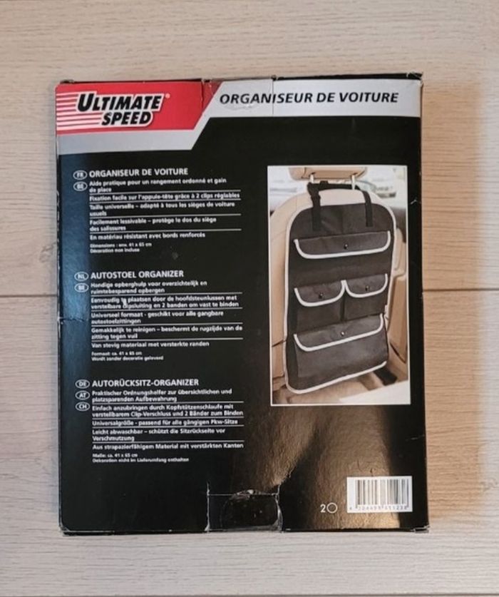 Organisateur de voiture NEUF et EMBALLÉ - photo numéro 2
