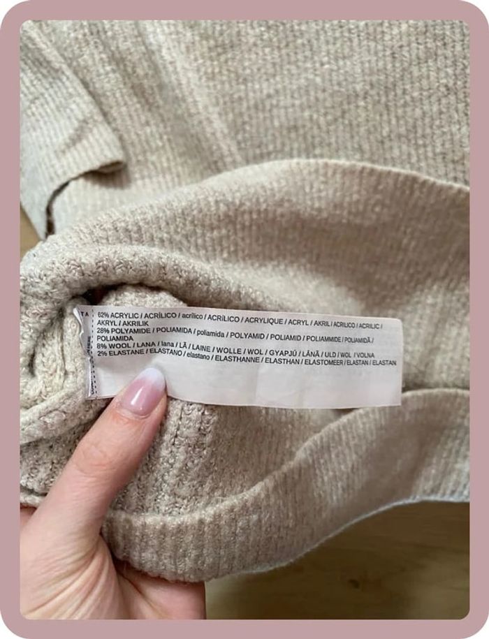 Robe pull en laine col roulé - photo numéro 2
