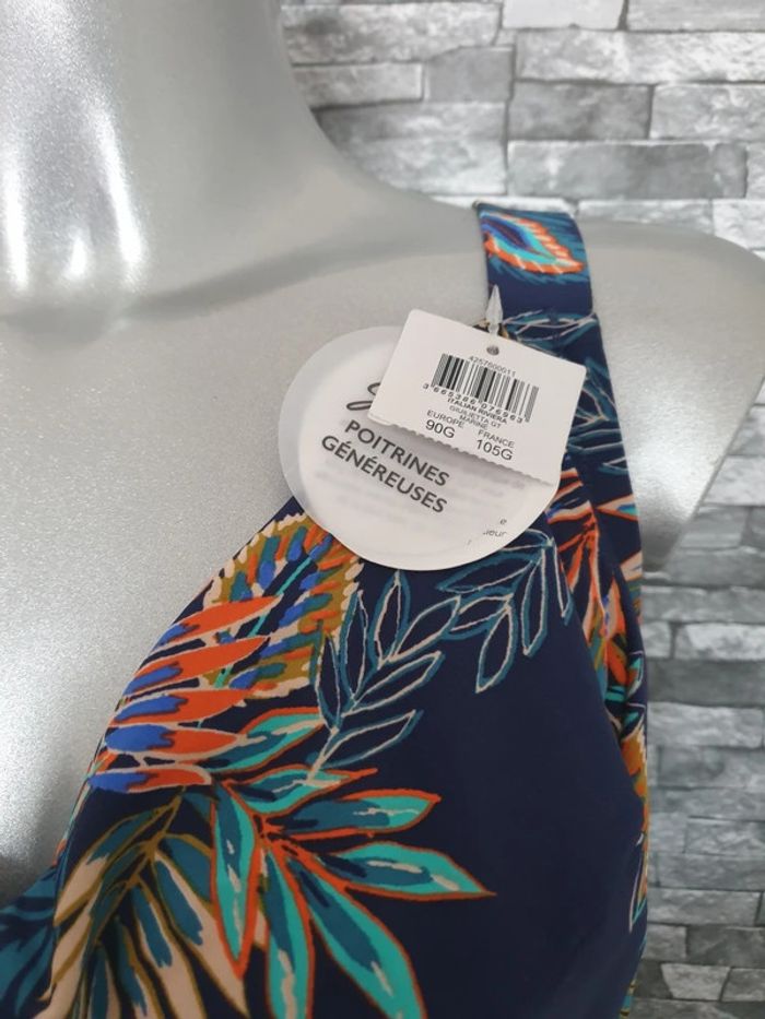 Maillot de bain fleuri T38/105G - photo numéro 4