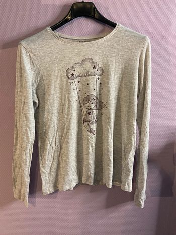 Haut à longue manche