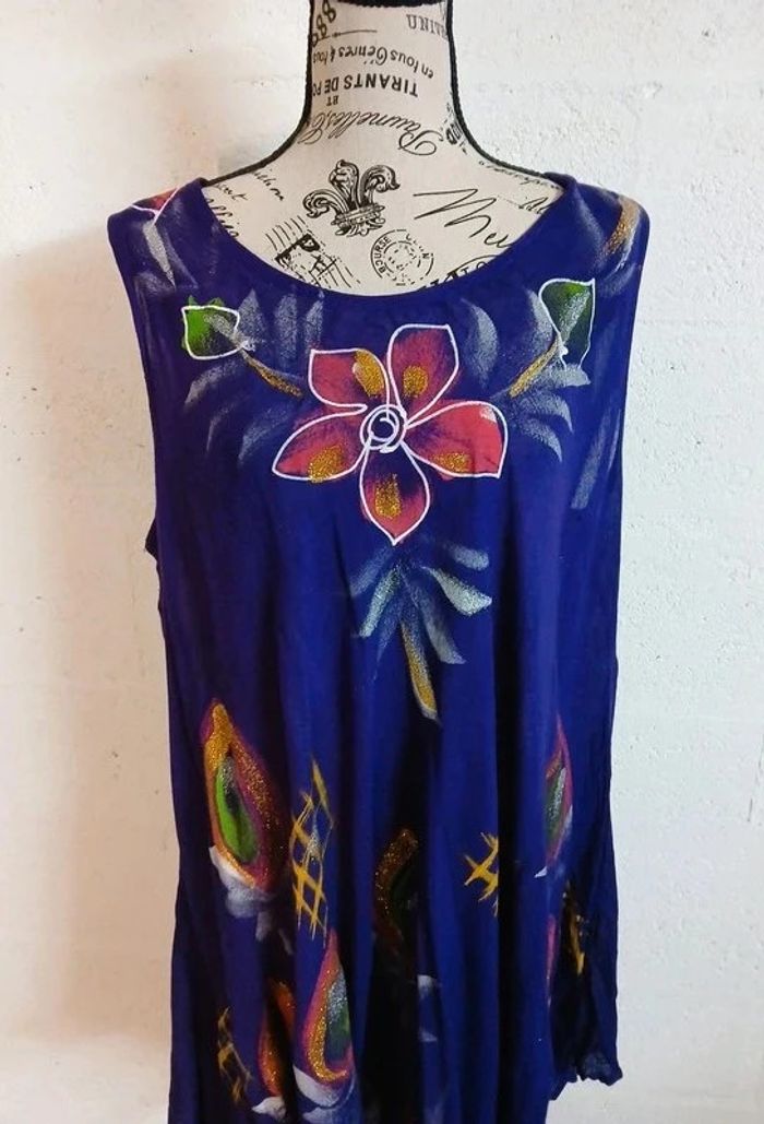 💜 Robe ou tunique fluide – Taille unique – Très bon état - photo numéro 2