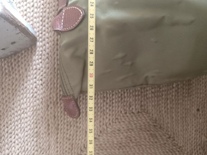 Longchamp | le Pliage kaki et cuir marron | t. S - photo numéro 12