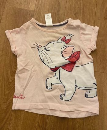 T-shirt Marie disney 6 mois
