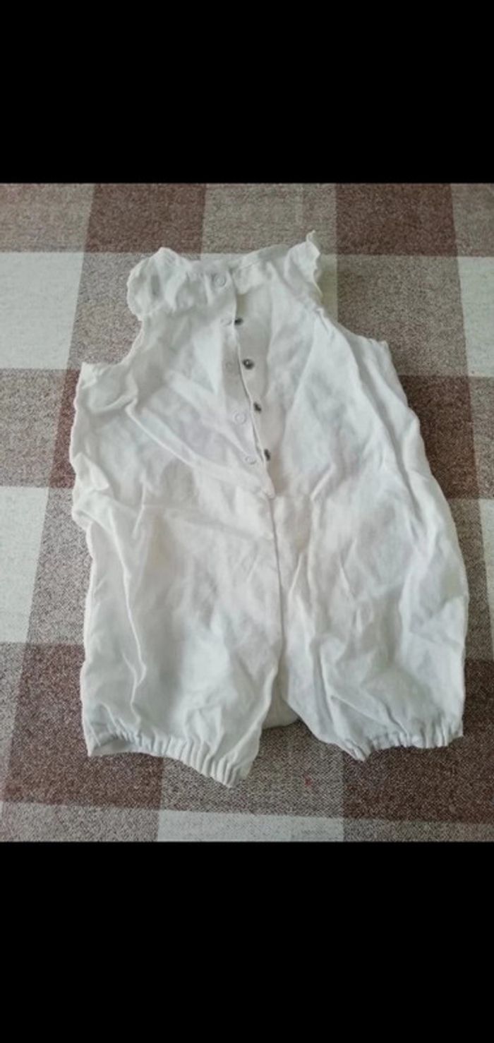 Grenouillère blanche lulu Baby 12 mois - photo numéro 3