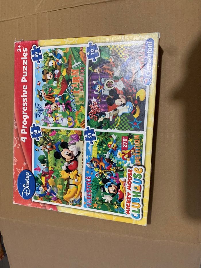 Lot de 4 puzzle progressif