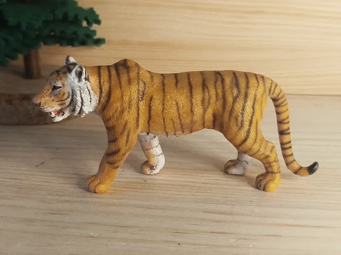 Schleich tigre marron Figurine félin Animal de la savane - photo numéro 2