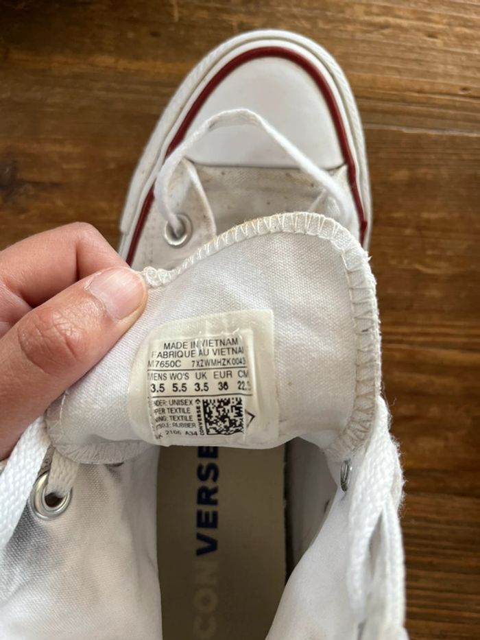 Converses blanches - photo numéro 6