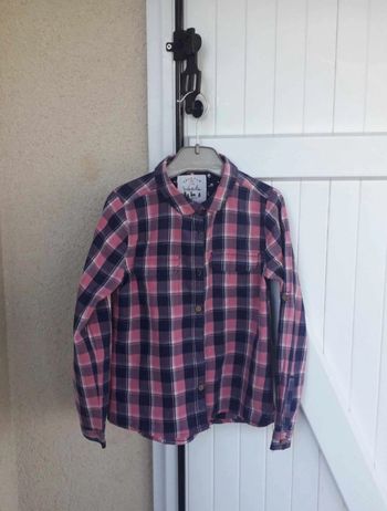 chemise carreaux filles palomino 7 ans 