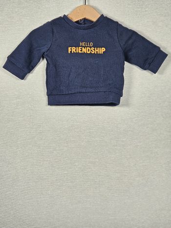 Pull bleu marine kiabi 3 mois 56-62 cm 