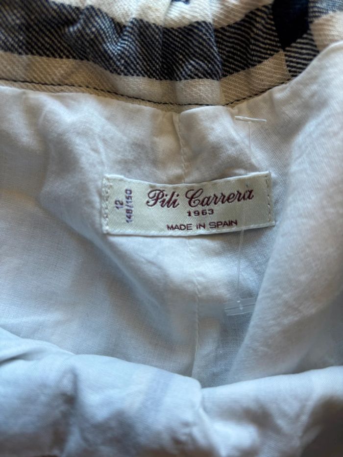 Joli short à carreaux T. 12 ans fille neuf - photo numéro 4
