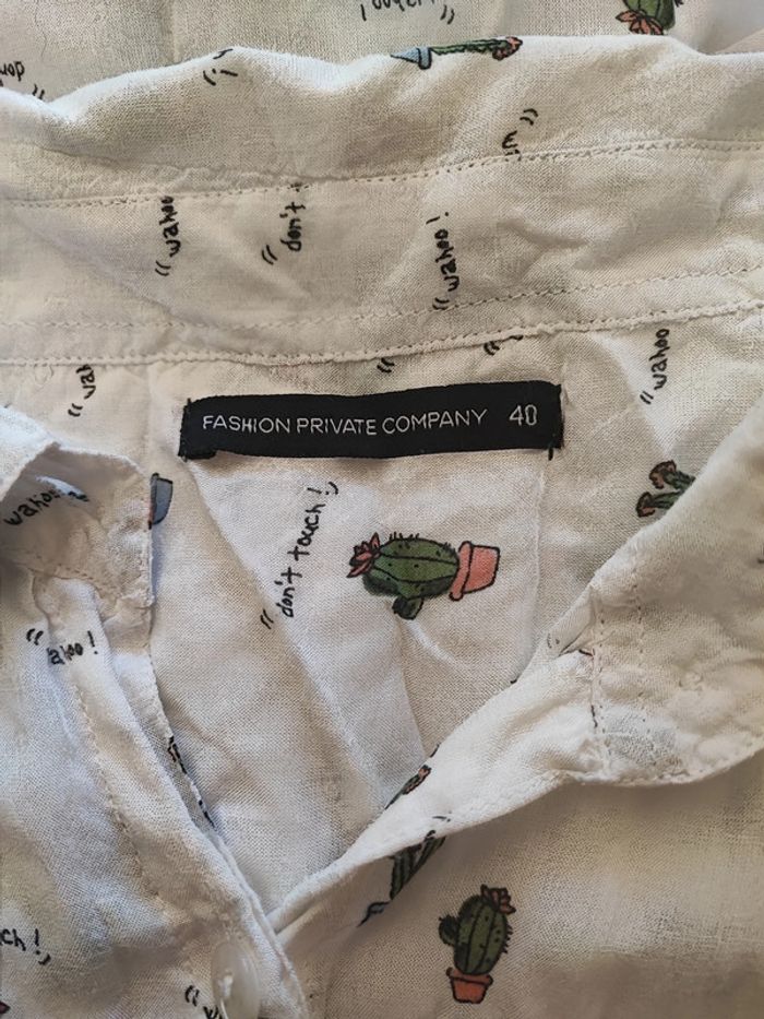 23 – Chemise sans manches imprimé cactus – Fraîche & funky 🌵 - photo numéro 5