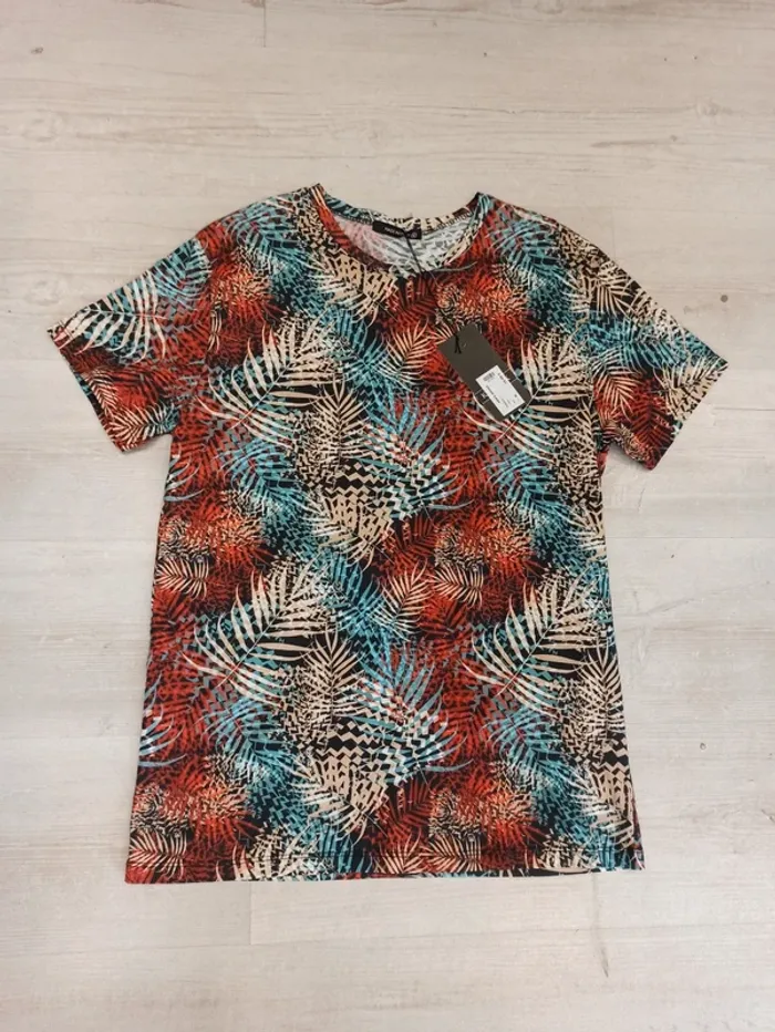 Tee shirt fleuri homme xl