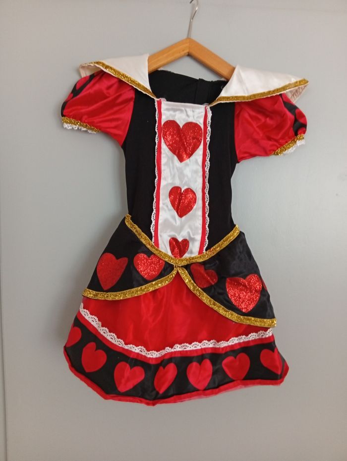 Déguisement reine de coeur 6/8ans - photo numéro 2