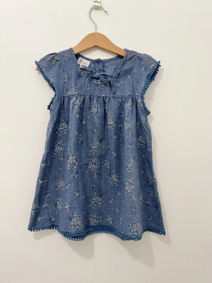 Robe bleu Bobine 2 ans