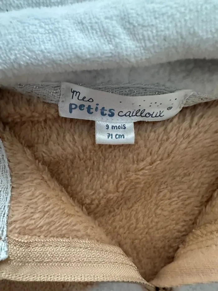 Surpyjama mes petits cailloux 9 mois en 71 cm - photo numéro 3