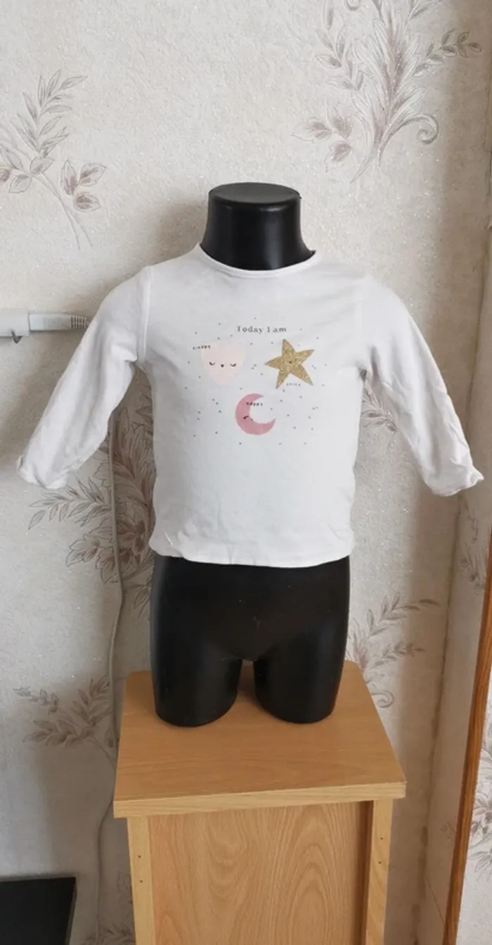 🌸 Jolie T-shirt réversible manche longue 🌸