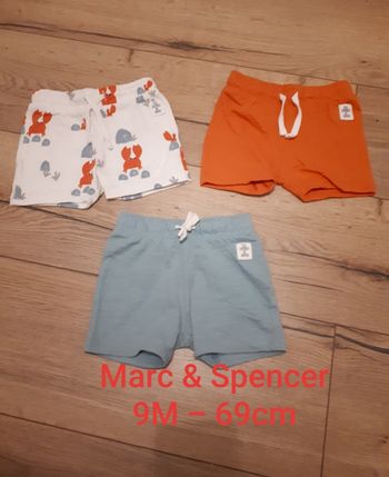 Lot 3 shorts Marks and Spencer