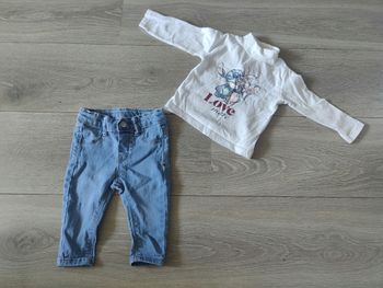 Ensemble Disney Stitch & Angel - Haut et Jean - 6 mois