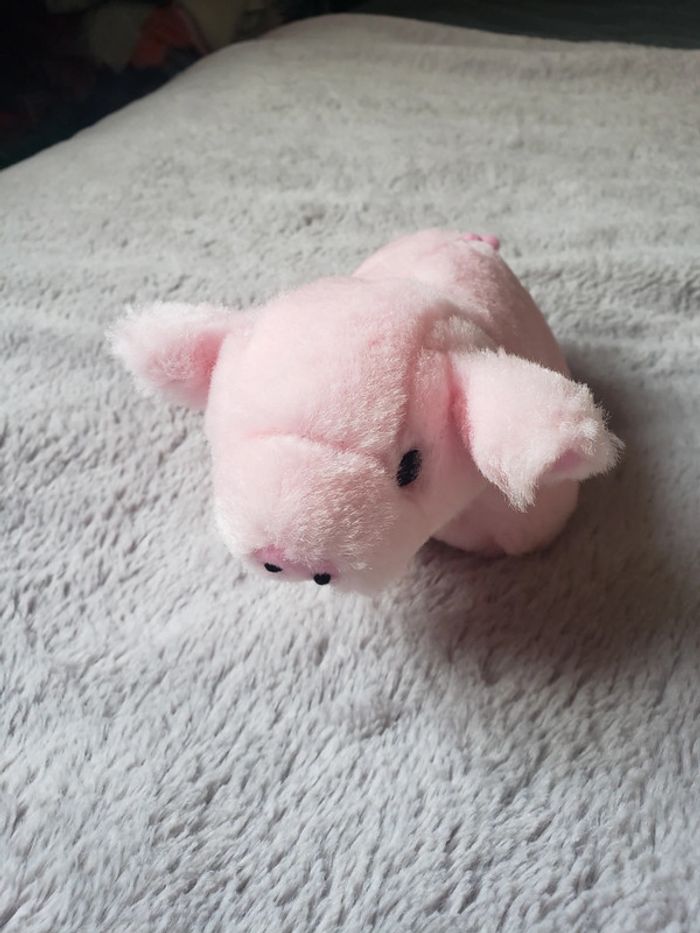 Petit cochon (fait groin groin quand on presse le ventre)