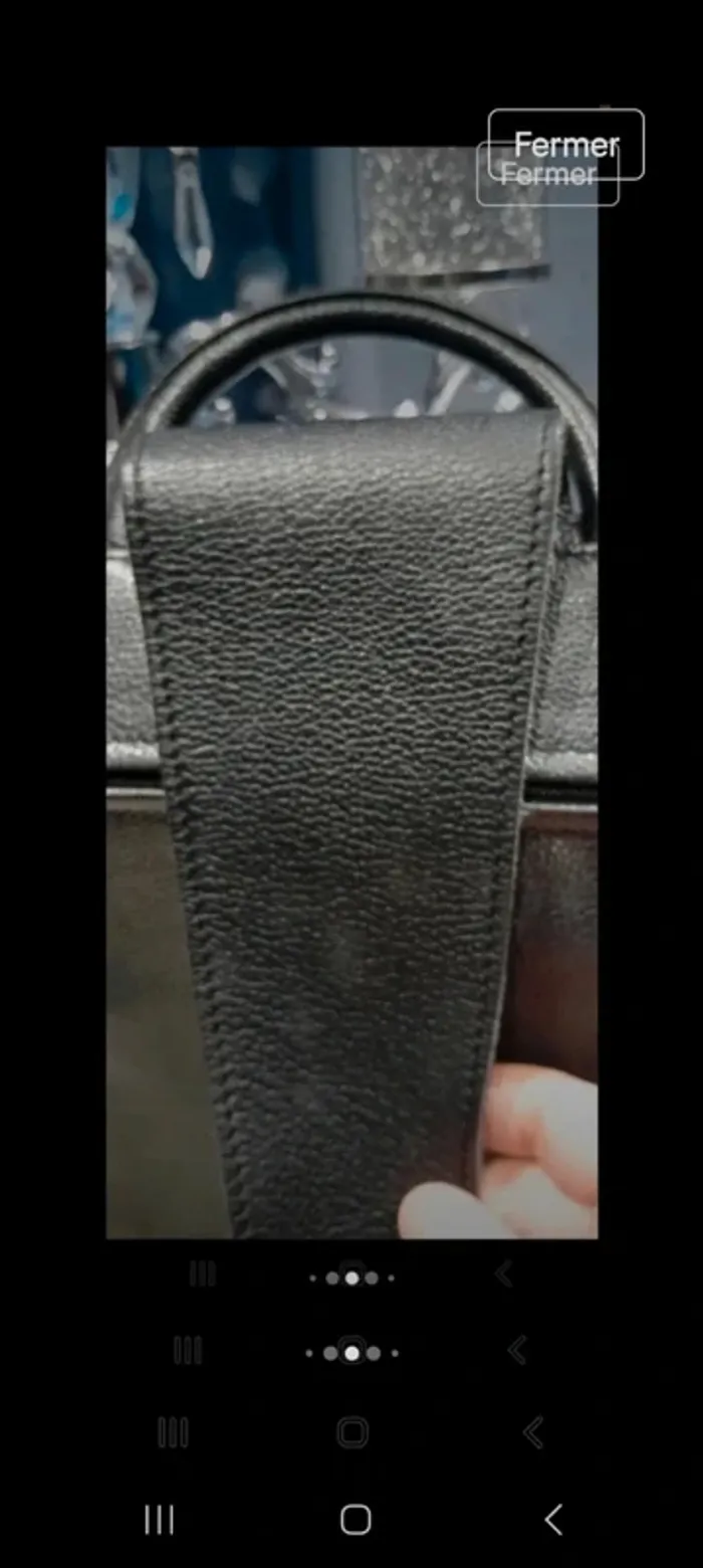 Sac à dos longchamp vintage en cuir - photo numéro 5