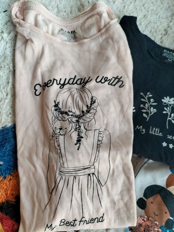 Lot 8 t-shirt manches longues 6 ans - photo numéro 4