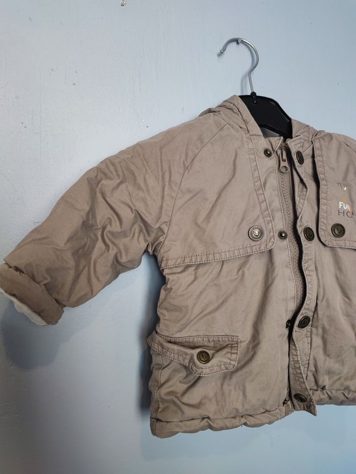 Blouson marron clair 9 mois - photo numéro 2