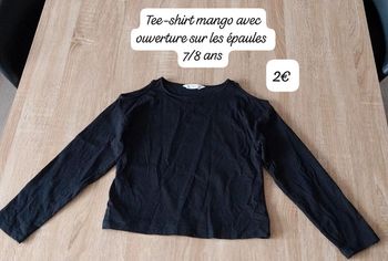 Haut avec ouverture sur les épaules mango 7/8 ans