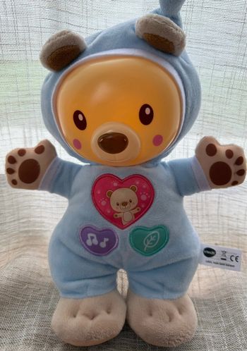 Léon mon lumi ourson veilleuse/peluche musicale Vtech