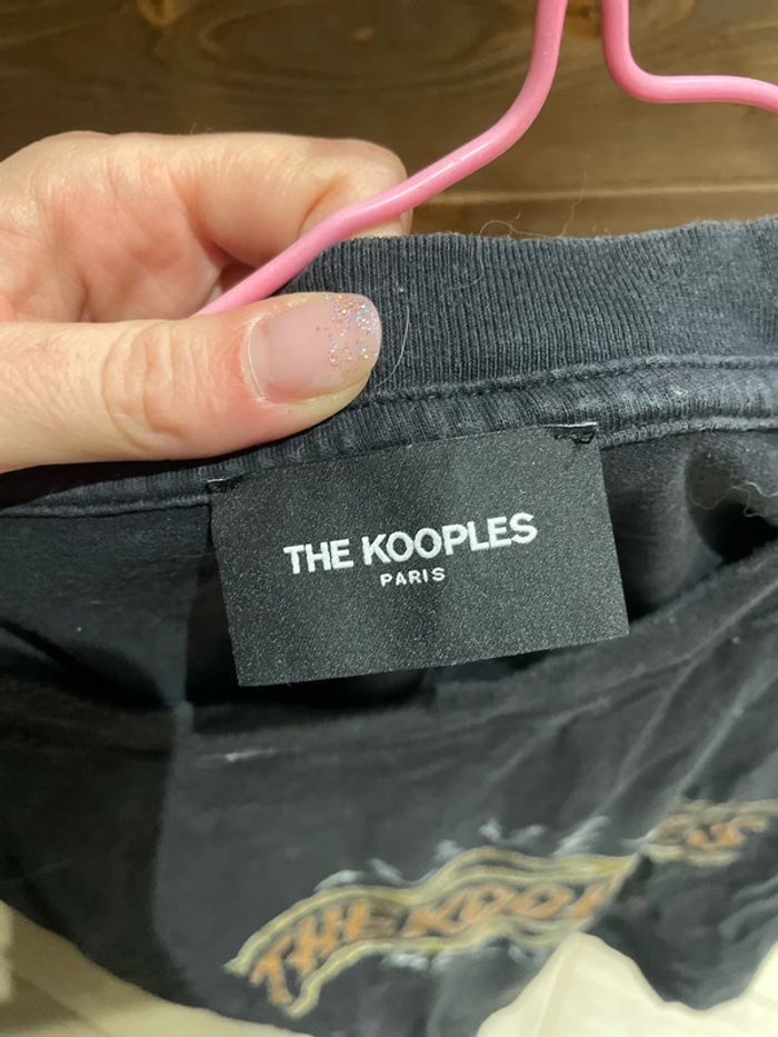 Tee shirt court style débardeur the kooples noir - photo numéro 5